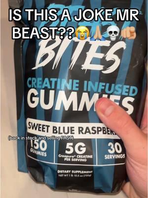 Okay Mr Beast you won this one… #beastbites #beastbitescreatine #beastbitescreatinegummies #creatinegummiesreview #mrbeast 