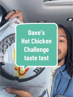 Dave’s Hot Chicken Challenge taste test 💕 would you try it ? 💕 #foodcritic 