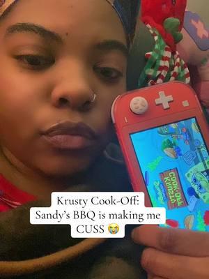 Sandy & her BBQ irking me 🤣🤣 #fyp #fypシ #nintendo #nintendoswitch #nintendoswitchlite #spongebobkrustycookoff #GamingOnTikTok #blackgirlgamer #chantewhite 