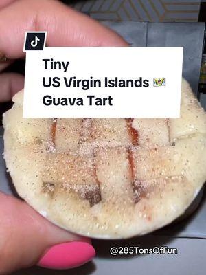 Tiny Guava Tart from US VIRGIN ISLANDS 🇻🇮🫶🏾 just need 5 ingredients:  1. Pie crust 2. Guava preserves 3. Sugar 4. Cinnamon  5. Butter  Assemble everything like i did in the video and be ready for a delicious dessert that even my parents enjoyed 🫶🏾  #tinykitchen #tinycooking #tinyfood #guavatart #USVI #usvirginislands  #virginislands🇻🇮 #Guavapie #Caribbean #caribbeantiktok #caribbeanfood #boricua #dominicana #puertorican #virginislandstiktok🇻🇮 #guava #desserttiktok #desserts 