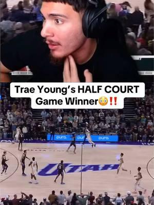 ICE TRADER GANG 🥶 Trae Young IS HIM‼️ #fyp #NBA #nbahighlights #traeyoung #icetray #atlantahawks #halfcourtshot #gamewinner #basketball #reaction #dandaman 