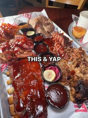 The best food to YAP with 😋 Grab delicious bbq, beer 🍻, and your favorite person. It’s time to yap 🗣️ 🙌 #calibbq #bbq