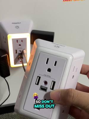 This smart and safe outlet is on sale now, Don’t miss out! #tech #techtok #tiktoktech #powerbank #phonetech #charger #gadgets #setup #technology #techtrends #newtech #desksetup #TikTokShop #surgeprotection #fyp #blowthisup 