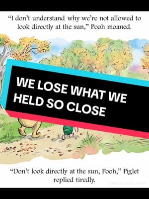 piglet would mind his tongue if he knew what was in store @Mark Alexander you are an god to some. #markalexander #pooh #sun #voicover #wat #blind #descisions #consequences 