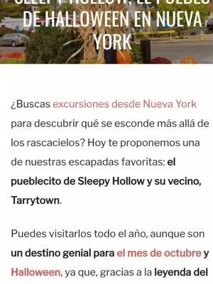 #kimas #emos # sabias  que existe este hermoso pueblo SLEEPY HOLLOW EL PUEBLO  DE HALLOWEEN UBICADO EN EL ESTADO DE NEW YORK DONDE NACE LA LEGENDA DEL JINETE SIN CABEZA 