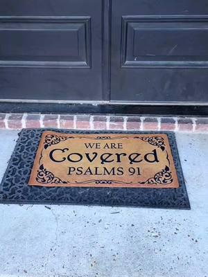 great deal‼️ Letter Pattern Door Mat for Room Decor‼️ #TikTokShop #fyp #foryou #doormat #psalms91 #psalms91doormat #prayer #protected #fyppppppppppppppppppppppp 