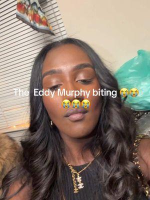 It’s biting 😂😭😭😭😭😭😂😭😭😭😂😭 i feel like I’m on the clouds ☁️ #fyp #eddymurphy #fawkup #biting #baltimoretiktok 