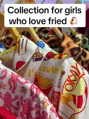 Collection for girls who love fried chicken #mcdonalds #pajamas #pajama #peteralexanderpjs #peteralexander 