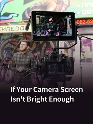 If your camera screen isn't bright enough, check the video! Video by@alternative_1 #feelworld #feelworldmonitor #FilmmakingGear #camera #cameragear #director