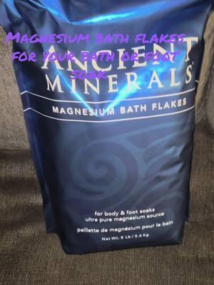 Love magnesium so much everything has stopped hurting #magnesium #magnesiumbath #bathflakes #footsoak #spadayathome #spa #fy 