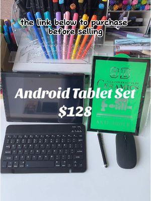 10.1 Inch Tablet Android with Keyboard!#tablet #android #androidtablet#keyboard#computer #goodthing#springsale #retro #tiktokshopholidaysale 