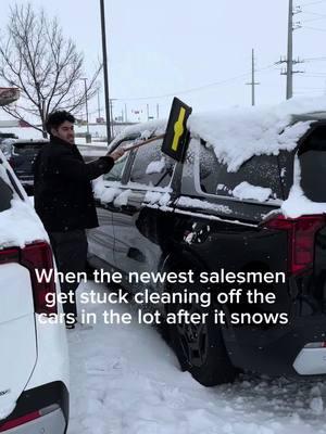 Really wishing adults got snow days right about now ❄️ #CarDealership #fyp #DealershipTikTok #SnowDay #CoworkerHumor