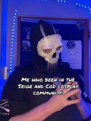 Mmhmm but I have met so many amazing people in the communities which is always a good thing #meep #bored #ghostcosplay #codcosplay #meme 