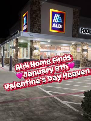 Aldi Home Finds for January 8th and I was so excited because there is a plethora of valentine day items!!!!! I have no clue what the heck to get!!  What do you have your eye on?! #aldi #aldimademedoit #aldifinds #aldiusa #groceryshopping #supermarket #aldiisleofshame #alditok #supermarkettiktok #grocerylist #shopwithme #alditiktok #supermarkettiktok #grocerylist #shopwithme #alditiktok #budgetfriendly #comeshopwithme #groceries #onabudget #homedecorideas #organizedhome #holidaydecor #valentinesdayideas 