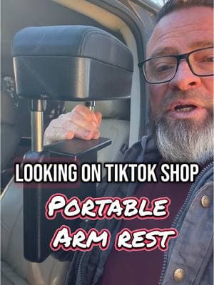 Portable Arm Rest for Vehicle #car #truck #armrest #comfort #driving #centerconsole #carinterior #vehicleupgrades #portable #cararmrestsupport #TikTokShop 