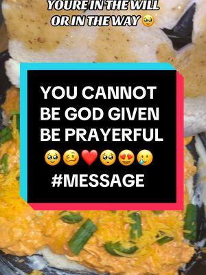 Listen! Sometimes God has a plan to provide and you steal his Glory! You rob them of their encounter with God trying to do so much! We all have had a back against the wall moment and can testify to God coming through! Only do what He says for you to do so that He receives the praise and you don’t become a thief or a false savior! #christiantiktok #cookwithme #realtalk #godisgood #prayer #faith #givingthanks 