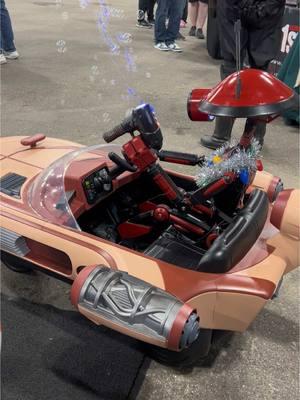 Replying to @DroidsofScotland give TK_21944 a follow on instagram. He build this amazing landspeeder using a kids giant hot wheels and RC system just like R2’s. The pit droid can be built with files from Droid Division. If you add bubbles the kids go absolutely crazy and love them. #droids #droidbuilder #bb8 #pitdroid #droidbuilding 