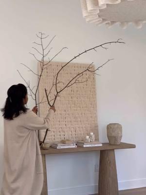 This reclaimed wood console table from @Eternity Modern is everythinggg 😮‍💨🙌🏽 it is so solid and so beautiful! The perfect wood tone and so timeless!  To style it, I added a mix of books and textured pieces to give it an organic feel! Linked in my LTK! #eternitymodern #comsoletable #homedecor #consoletabledecor #entrytable #reclaimedwood #stylewithme