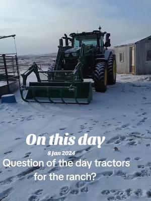 #onthisday #farmtok #ranchingquestionoftheday #tractor #johndeer #equiment  Thia is a great Tractor when it starts. 