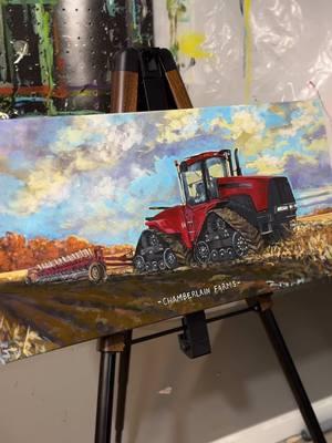 Plowing the soil, a rhythm so true, Turning the earth for something new. #farmlife #rusticdecor #farmart #tractorart #acrylicpainting 