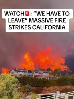 Evacuation orders are underway in the Pacific Palisades area of Los Angeles, California.  #california #wildfires #pacificpalisades #losangeles 