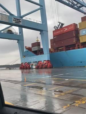 #port #strike #ila #longshoremen #waterfront #djt #trump2024 #shipping #fyp #maersk #containership #longshore #crane #fail