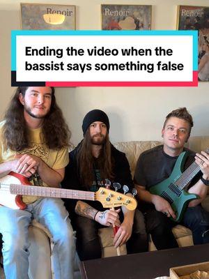 We're working on keeping each other accountable 🫡 @Project Atlantic  @CJ  @benji4255  #bandmeme #guitar #musicians #bassists #guitarists #vocalist #drummer #seidschallenge #bandhumor 