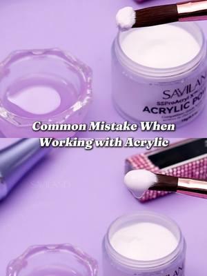 🔥I bet 99% nail beginner don’t know this! 🥲Common mistake with Acrylic! #acrylicnails #nailtutorial #nails #nailtech #nailbeginner #nailart #fy #saviland #savilandnails #savilandacrylicnails 