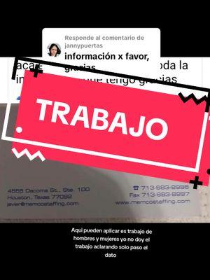 Respuesta a @jannypuertas #parati trabajo #houstontx #houstostx #foryoupage #texas #empleo #empleos #paratiiiiiiiiiiiiiiiiiiiiiiiiiiiiii #foryou #paratii #warehouse 