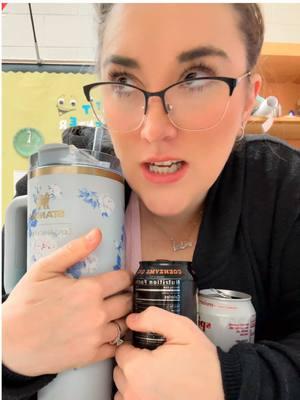 Nothing describes me better 🤣  #beveragegoblin #newteacher #teachersoftiktok #middleschoolteacher @Reign Body Fuel #spindrift @Stanley Brand @spindrift 