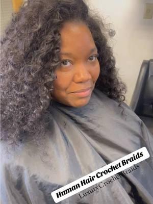 This Is Crochet Braids with human hair. Absolutely No leave out! #CapCut #illusioncrochetbraids #humanhaircrochetbraids #crochetbraids #fyp #vixencrochetbraids #creatorsearchinsights #transformation #BlackTikTok #crochetbraidstyles #LuxuryVibes 