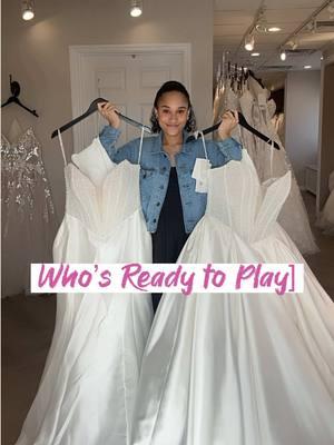 Who's ready for a game of This or That? Featured gowns This-Tina by @maggiesotterodesigns  That-Tine Marie by @maggiesotterodesigns  #bridalshop #bridaltictok #weddingtictok #stlbridalshop #stlouisbridalshop #weddingdresses #bridalgowns #claricesbridal #gettingmarried #bridaltrends #justengaged #bridalinfluencer #bridetobe #weddingreels #bridal #weddingplanning #engaged  #beststlouisbridalshop #FYP #2025bride #maggiesotterodesigns@Maggie Sottero  