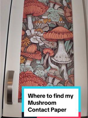 Replying to @Brittany Rae I’m obsessed with them and everyone can get it! My profile has the route to get to em directly. #contactpaper #cottagecore #cottagecoreaesthetic #mushrooms #mushroomdecor #homedecor #renterfriendly #DIY #diyproject 