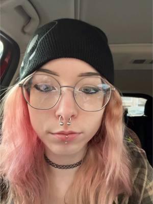 i can see my own breath in my car rn #certifiedcrashout #crashout #cold #winter #emogirl #altgirl #septum #verticallabret #palegrunge #makeup #crashoutseason 