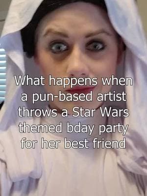 Star Wars Pun Wars Birthday party. Another repost counting down the days. This was one of my first TikToks that I actually did some fun editing and it was really fun making! I want to make more content like that! #megsmashables #mashables #starwars #puns 