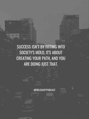 🎯 SUCCESS ISN’T ABOUT FITTING IN 💡 It’s about breaking the mold and creating your own path. 🌟 💬 “Success isn’t about fitting into society’s mode—it’s about paving your own way. And guess what? YOU are doing just that.” 🔥 You’re not here to blend in; you’re here to stand out. Every step you take toward YOUR vision is proof that you’re unstoppable. ✨ Keep building. Keep believing. Keep becoming. 👉 Double tap if you’re walking YOUR path, not society’s. 💪 💬 Drop a 🔥 if you’re ready to own your journey! #SuccessMindset #MotivationDaily #CreateYourPath #StayInspired #SoloShiftPodcast #DreamBig #BreakTheMold 