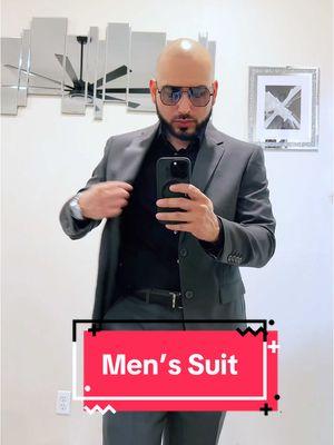 Men's Classic Fit Two-Piece Suit. The jacket and pants are made of a quality polyester fabric, available in ten color options. #menssuit #menswear #mensfashionwear 