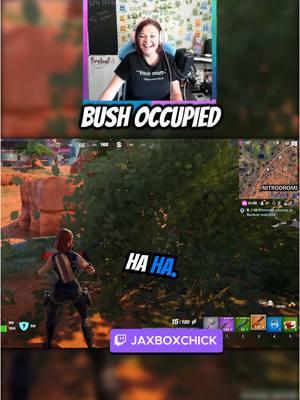 Solo ranked in Fortnite trying to bush camp but someone got there first lol 😂  #fortnite #jaxboxchick #gaming #livestream 