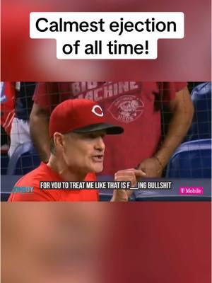 “Who the f*** do you think you are?!” #MLB #baseball #umpire #ejection #reds #marlins #sports #fyp 