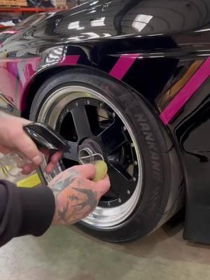 Do you want shine?! Hot Shine Tire Spray! #tireshine #meguiars #detail #detailing #automotive #DIY #detailer #ReflectYourPassion #asmr #showcar