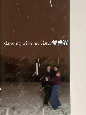 #onthisday i love my sister this was so fun! @maggie🐞 #throwback #snow #snowmansia #snowman #snowing #dancing #dancinginthesnow #sisters #fyp #memories #wholesome