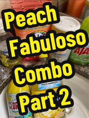 Peach Fabuloso combo with lots of recycled powder Part 2 #comet_obsessed #fabuloso #peachfabuloso #fab #peachfab #joy #joyscrubandcleanser #ajax #limeajax #lemonfabuloso #lemonfab #dawndishsoap #lemondawndishsoap #cloralen #cloralenbleachgel #lemoncloralenbleach #lemoncloralenbleachgel #recycledpowder #CapCut 