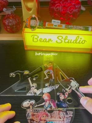 Bear Stationers✏️📏Google bearlovesonepiece🛒#strawhatpirates #strawhats #goingmerry #luffy #sanji #zoro #chopper #robin #nami #usopp #ruler #triangle #stationery #student #pen 