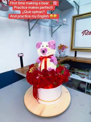 First time making a bear 🐻🌸 Practice makes perfect! ¿Qué opinan? #diseñandoconblanca #learning #newskills #ideas #ValentinesDay #tutorial #paratiiiiiiiiiiiiiiiiiiiiiiiiiiiiiii #LearnOnTikTok 