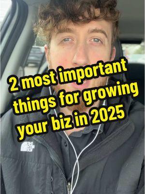 The 2 most important things for growing your business in 2025. #SmallBusiness #smallbusinessowner #businessowner #profitability #management #leadership #systems #businessconsulting #businessconsultant