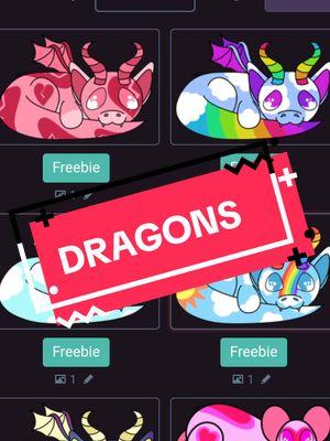 LOOK I HAVE MORE THAN ONE DRAGON AVAILABLE! But for real the dragons go fast but I have a bunch of characters avaliable and I plan on making more!  #adopts #furryadopts #originalcharacter #digitalart #artistsoftiktok #artpractice #toyhouse 