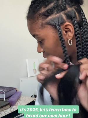 practice makes perfect fr, MIND YOU i been doing this since 7th grade. keep pushing ! #braidtutorial #braids #fyc #naturalhair #blackgirlhair #type4hair #protectivestyles #howtobraid #plait #knotlessbraidstutorial #knotlessbraids 