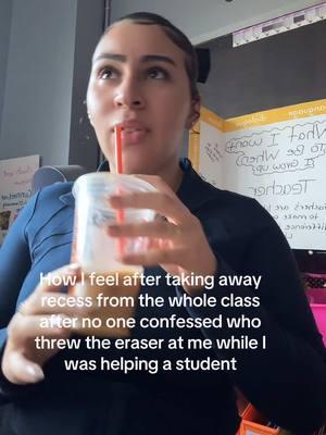 Magically Casper the ghost threw the eraser now everyone’s head is down for recess. Like play with your mother not me #fyp #teacherproblems #thesekidstoday #5thgrade #idontplay 