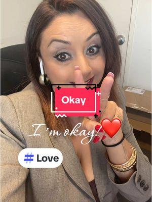 I’m okay ❤️💜#fyp #fypシ #fupシ #fupage #funny #myself #myselffirst #okay #imokay #imokayiswear #imokaynow 