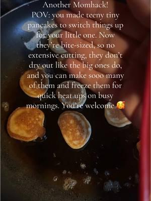 Save *this one for later 🥰 #fy #fyp #momhack #pancakes #busymom #wfhmom #breakfast #breakfastforkids 